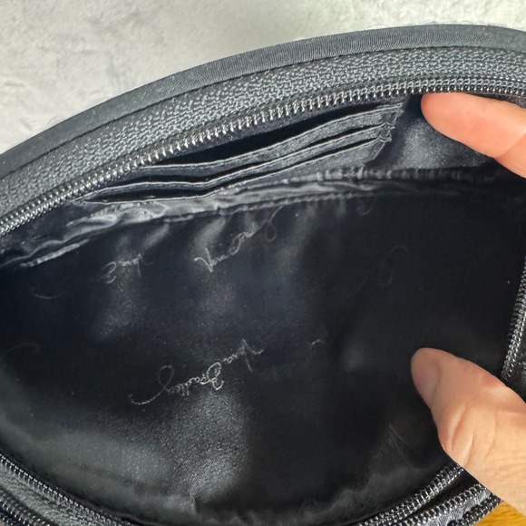 Vera Bradley Shimmer Sequin Crossbody Purse Retired Alpine Floral Zip - Picture 11 of 11